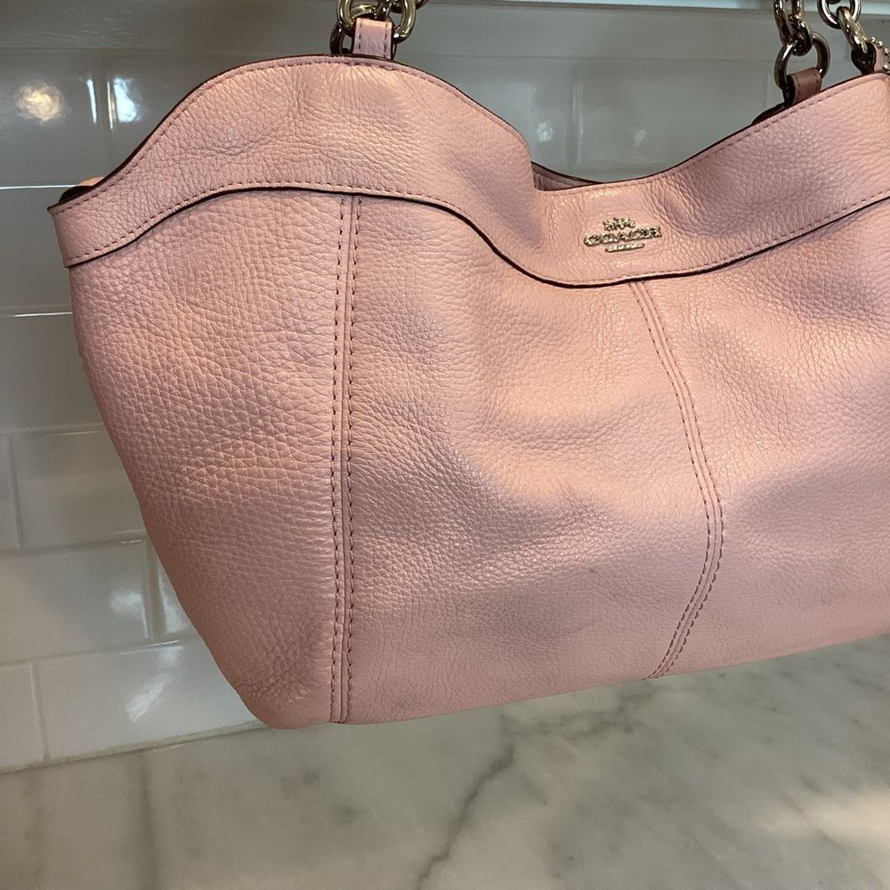 Coach Bag Purse Handbag Leather Pocketbook Lexy Crossbody Pebbled Shoulder Pink - Picture 4 of 13